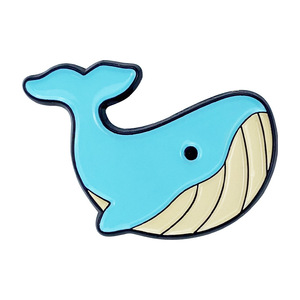 Atacado Bonito Animal Marinho Esmalte Pin Shark Seahorse Jellyfish Metal Lapela Pinos Acessórios de vestuário Broche Badge PIN - Product Image 3