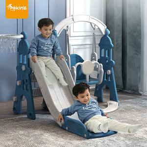 Bens — jeux d'intérieur 3 en <span class=keywords><strong>1</strong></span> Non toxique pour bébé, en plastique, de haute qualité, avec terrain de jeux, ensemble de jouets glissants et balançoire en plastique, vente en gros - Product Image 1