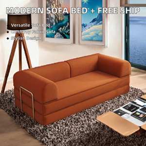 Hiện đại chuyển đổi có thể ngả nén chân không <span class=keywords><strong>sofa</strong></span> vải to sợi vải kim loại khung <span class=keywords><strong>sofa</strong></span> giường cố định Vuông cắt phòng khách <span class=keywords><strong>sofa</strong></span> - Product Image 3