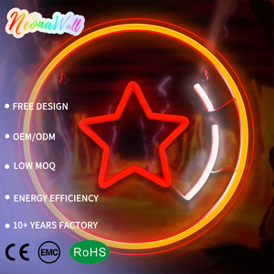 Enseigne néon LED Neonawall Anime One Star <span class=keywords><strong>Ball</strong></span>, lumière LED rouge à intensité variable pour les fans de <span class=keywords><strong>Dragon</strong></span> <span class=keywords><strong>Ball</strong></span>, décoration de chambre à coucher et de salle de jeux - Product Image 1