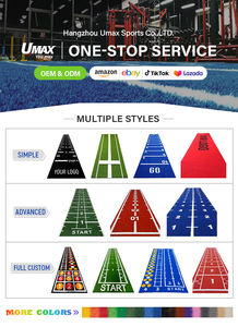 Umax Hierba Multifunción <span class=keywords><strong>Artificial</strong></span> Negro/Gris Césped Personalizado Gimnasio Césped Sintético Hierba Verde Alfombra Trineo Gimnasio Mat Con Logo - Product Image 5