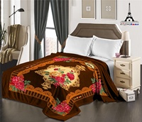 Couverture lestée en peluche royale tricotée de haute qualité, écologique, super douce, 2 plis, 5,5 kg, longue durée, style coréen, pour la maison