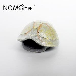 Hot Sale Resin Turtle Shell Reptile Hideout Cave Terrarium Shelter Decor for <strong>Gecko</strong> Lizard Snake Amphibian <strong>Tank</strong> - Product Image 3