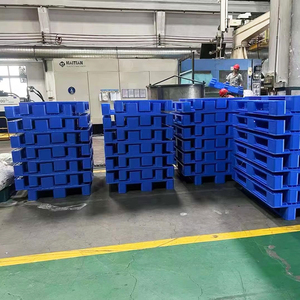 Paletas de HDPE para Almacén, Resistentes, Duraderas, de Una Sola Cara, Entrada de 4 Vías, Paleta de Plástico Europea, Transporte Industrial, Logística - Product Image 2