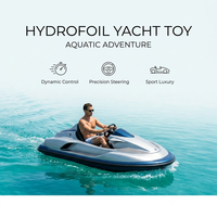 Jet-boat électrique personnalisable, écologique et luxueux, 15 kW, monoplace, avec volant, Sea Go Kart, scooter aquatique, bleu argenté