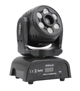 Đáng Kinh Ngạc Di Chuyển Đầu Ánh Sáng 100W Mini Kính Vạn Hoa Nhuộm 2 Trong 1 DMX Điều Khiển Cho Đảng Giáng Sinh Tổ Chức Sự Kiện - Product Image 2