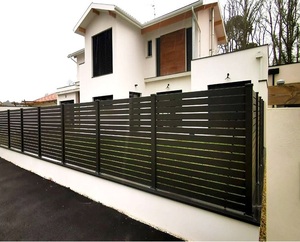 Solide Sicherheit 8ft Gewerbe-und Wohn metallzaun platten Modernes Design Aluminium legierung rahmen - Product Image 4