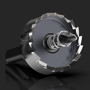 Huhao công nghiệp 12-80mm cacbua lỗ cưa mũi khoan cho kim loại hợp kim nhôm khoan cho kim loại hợp kim nhôm thép không gỉ - Product Image 3