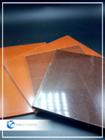 Plaque de bakélite haute température en stratifié phénolique pour isolation électrique, panneaux de disjoncteurs, découpe OEM