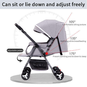 Fabbrica di JXB all'ingrosso Modulare leggero a sei ruote pieghevole doppio carrello per bambini gemelli <span class=keywords><strong>passeggino</strong></span> per bambino - Product Image 4