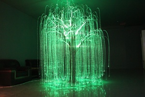Luz óptica de fibra de árbol de <span class=keywords><strong>Navidad</strong></span> de nieve led para exteriores, superventas - Product Image 2