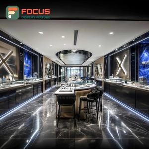 Exhibidor de Joyería de Lujo para Interiores de Tiendas, Mueble de Joyería con Superficie Pulida para Tiendas de Marca - Product Image 4