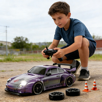 Voiture de sport RC WGNRC Y8827 à l'échelle 1/24, voiture de course RC à l'échelle réelle 2,4G, voiture de course RC à grande vitesse 20 km/h, voiture de course RC à drift