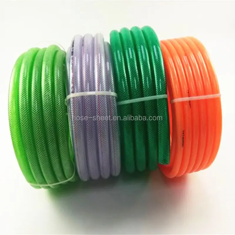 1/4 to 3 inch flexible PVC fiber hose