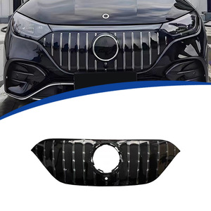 Parrilla delantera de repuesto con franjas verticales GT para Mercedes-Benz EQE W294, material ABS, para vehículo eléctrico - Product Image 1