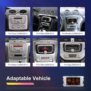 วิทยุติดรถยนต์ Podofo 2+64G 7 นิ้ว ระบบ Android รองรับ CarPlay/Android Auto/GPS/WiFi/RDS สำหรับรถยนต์ Ford/Focus/S-Max/Mondeo/Galaxy/Kuga - Product Image 2