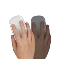 Nouveau Slim Type C Ordinateur PC Rechargeable Souris BT Mini Portable Tablette Magique Doigt Tactile Sans Fil Laser Suivi Souris en Stock