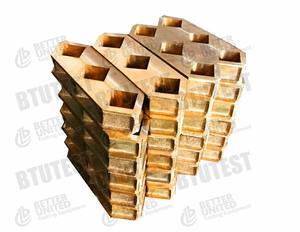 Bom Preço em 50mm Latão Três Gang <span class=keywords><strong>Concrete</strong></span> <span class=keywords><strong>Cube</strong></span> Mold Qualidade Equipamento De Teste - Product Image 4