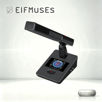 Microphone de conférence sans fil UHF avec batterie au lithium intégrée, utilisation en conférence sans interruption pendant 8 heures