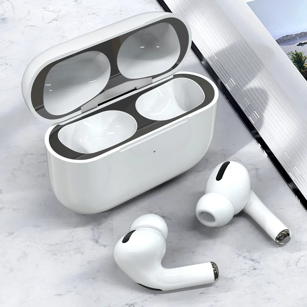 AhaStyle धूल गार्ड के साथ संगत AirPods प्रो मामले, धूल के सबूत स्टीकर के साथ संगत AirPods प्रो मामले संरक्षण लोहे से और