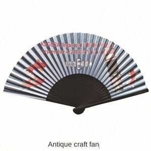 White Custom DIY Bamboo <b>Hand</b> <b>Fan</b> Painted Printed Logo Personalized Wedding <b>Hand</b> Held Portable Blank Paper <b>Fan</b> - Product Image 5