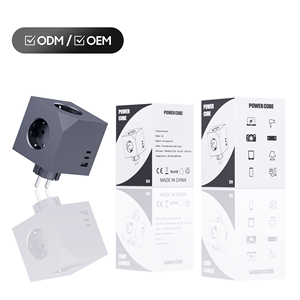 Adaptateur cube de prise de courant à charge rapide PD20W avec prise multiple USB A et C Prise européenne Rubik's Cube 16A avec CE RoHS - Product Image 1