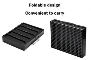 Portable Charcoal <strong>Bbq</strong> Grill <strong>Foldable</strong> Outdoor Household Barbecue Camping Grill - Product Image 3