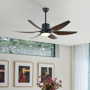Ventilador de Techo Moderno HSG Modelo 801 de 66 Pulgadas con Luz y Control Remoto, Material Plástico para Uso Doméstico, Color Blanco - Product Image 4