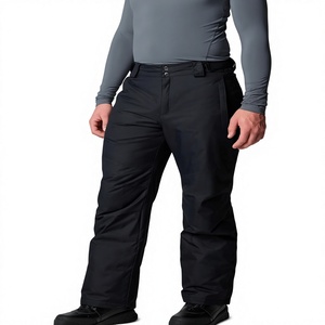 Pantalones de Esquí Impermeables Negros para Hombre con Tecnología Gore-Tex, Cierre de Botones, Ropa de Nieve para Adultos - Product Image 1