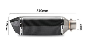 Tubo de <span class=keywords><strong>Escape</strong></span> Universal para Motocicleta, Silenciador, Tubo de Salida para Yamaha, Honda, Suzuki, Kymco, <span class=keywords><strong>KTM</strong></span>, 250cc-1200cc - Product Image 3