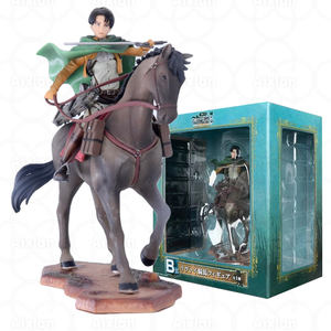 Figuras de acción de PVC de 19CM, juguetes de Anime de Attack <span class=keywords><strong>Shingeki</strong></span> <span class=keywords><strong>No</strong></span> <span class=keywords><strong>Kyojin</strong></span> Rivaille Ackerman - Product Image 1