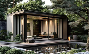 Rumah Kontainer Baja Prefabrikasi Mewah Modern Desain Flat Pack Cina untuk Apartemen Penggunaan Hunian Luar Ruangan Tahan Guncangan - Product Image 3