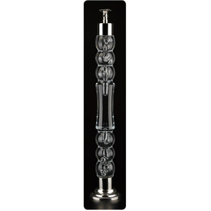 cristal clair de conception moderne balustrade verre piliers escaliers En Acier Inoxydable + balustre acrylique main courante - Product Image 6