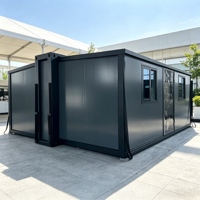 Maison conteneur extensible Shinestone, maisons mobiles, maison pliable extensible, maisons préfabriquées modulaires, maison préfabriquée