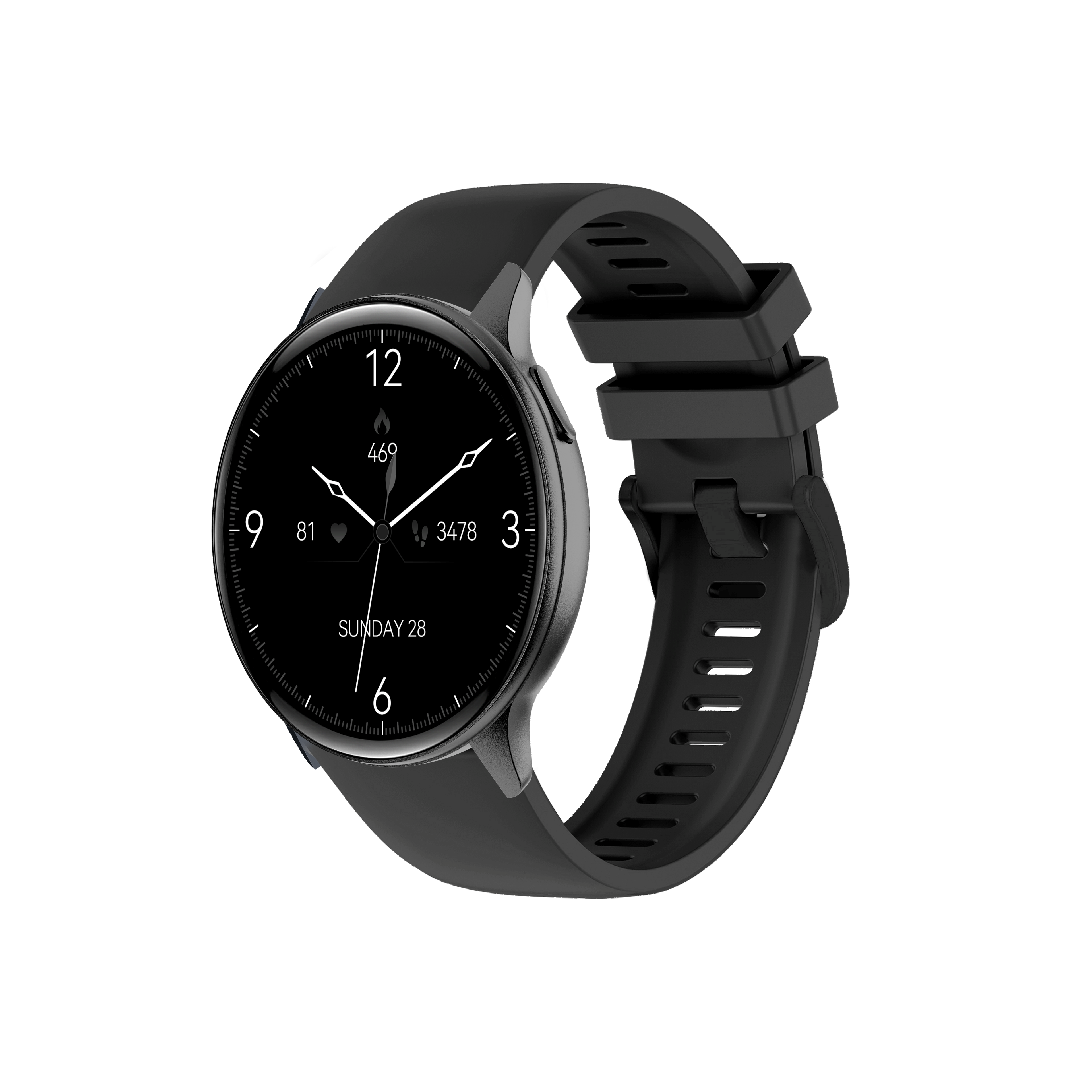 Black Silica Gel Strap