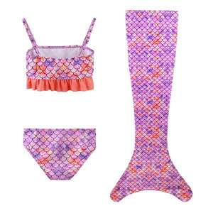 Traje <span class=keywords><strong>de</strong></span> Baño <span class=keywords><strong>de</strong></span> 3 Piezas para <span class=keywords><strong>Ni</strong></span>ñas, Bikini Infantil con Cola <span class=keywords><strong>de</strong></span> Sirena, Venta al Por Mayor - Product Image 5