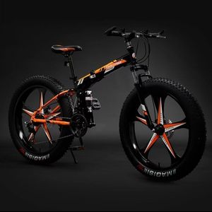 <span class=keywords><strong>VTT</strong></span> à suspension intégrale, pneus larges de 26 pouces, vélo de montagne pour adultes, 21 vitesses, frein, vélo pliable, vélo de route - Product Image 4