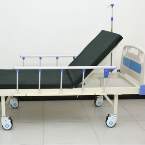 Lit d'hôpital Jiaxin 2000*900*530 réglable manuellement avec barreaux latéraux pour usage hospitalier - Product Image 1