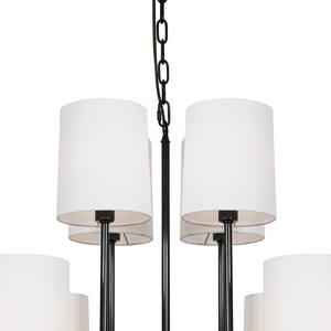 Lámpara de techo geométrica nórdica única de metal, moderna, de latón y tela, para sala de estar, comedor y baño, a precio de fábrica. - Product Image 5