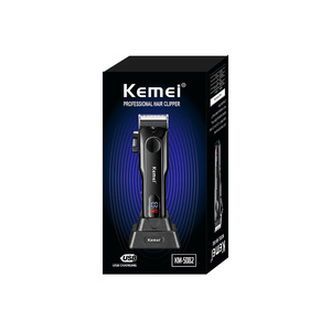 เครื่องตัดผมมืออาชีพ Kemei รุ่น KM-5082 ชาร์จผ่าน USB พร้อมหน้าจอดิจิตอล สำหรับใช้ในบ้าน - Product Image 1