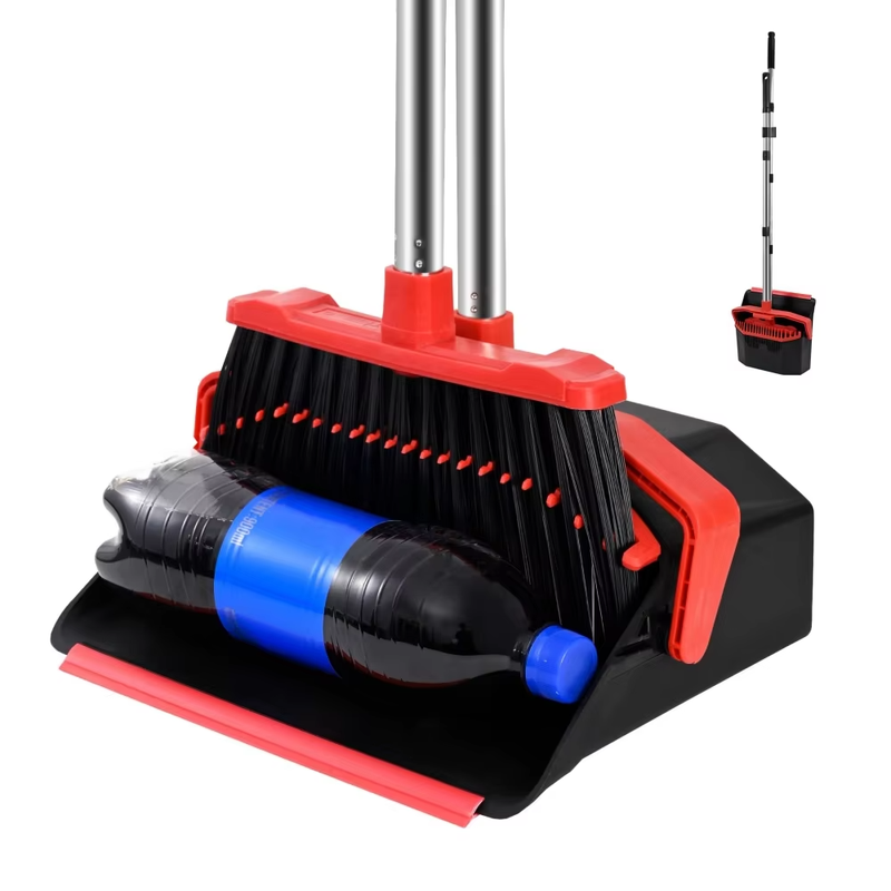 Upgrade Broom and Dustpan Set with