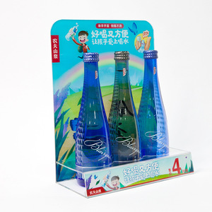 Tùy chỉnh được thiết kế Acrylic chai rượu vang glorifier với LED ánh sáng kệ siêu thị cho rượu hiển thị - Product Image 3