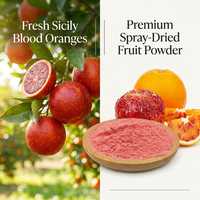 Premium gesproeid gedroogd bloedsinaasappelpoeder 100% natuurlijk fruitpoeder, voedingsmiddelkwaliteit, grondstof, monster, bulk levering, dranken, bakken, 100%