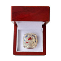 Bague du Championnat du Monde de Hockey sur Glace des Avalanche de Colorado 2022 avec boîte