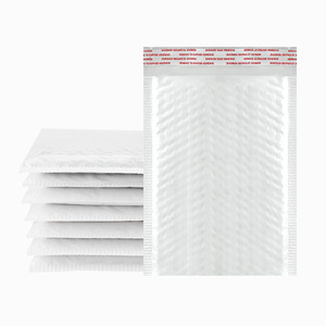 Custom Matte White 2 Mil Thickness Poly Bubble Envelope <strong>Bag</strong> Padded Mailers Wrap for Clothing Premium Bubble Package Wrap - Product Image 2