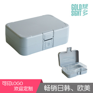 Plastic <b>Lunch</b> <b>Box</b> Rectangle Single Layer Flip Top Microwaveable Food Container - Product Image 4