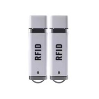 Precio de fábrica Mini lector USB portátil 13,56 Mhz Lector de tarjetas HF ISO 14443A Lector NFC para teléfono o computadora Android