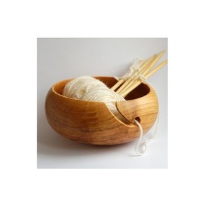 Cuenco de hilo hecho a mano soporte de tejer de Madera Suave Almacenamiento de hilo artesanal de ganchillo duradero para viajes de fabricante indio - Product Image 3