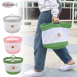 Tas bahu hewan peliharaan gaya klasik, tas pembawa kucing kepang dengan pola cetak katun bernapas untuk pernapasan buruk atau kucing - Product Image 3