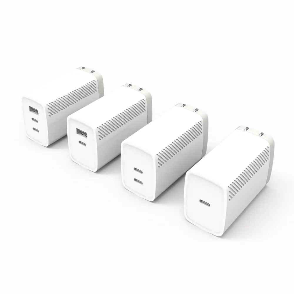 67W 65W 45W PD QC3.0 간 3 포트 USB 유형 C 고속 여행 어댑터 벽 충전기 미국 EU 영국 플러그 전화 태블릿 노트북 충전기